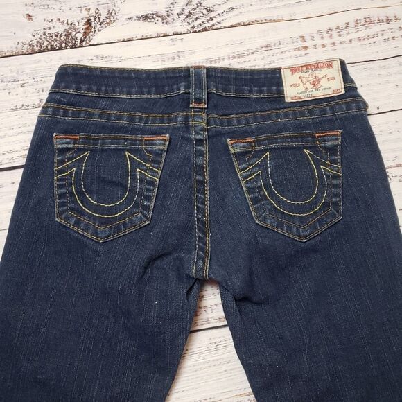 True Religion Lizzy crop Jeans crop Capri size 27 - Picture 5 of 12